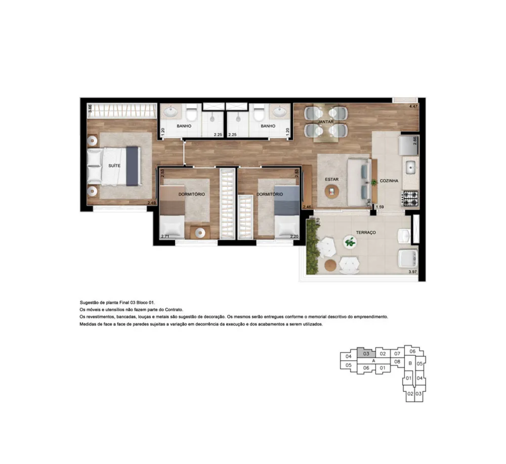 Apartamento, 2 quartos, 66 m² - Foto 19