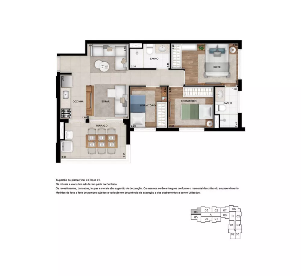 Apartamento, 2 quartos, 66 m² - Foto 5