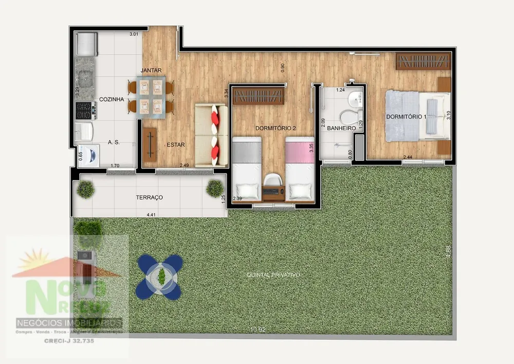 Apartamento, 2 quartos - Foto 12