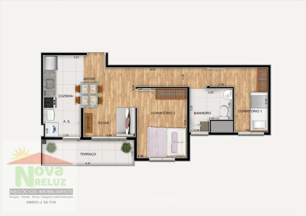 Apartamento, 2 quartos - Foto 11