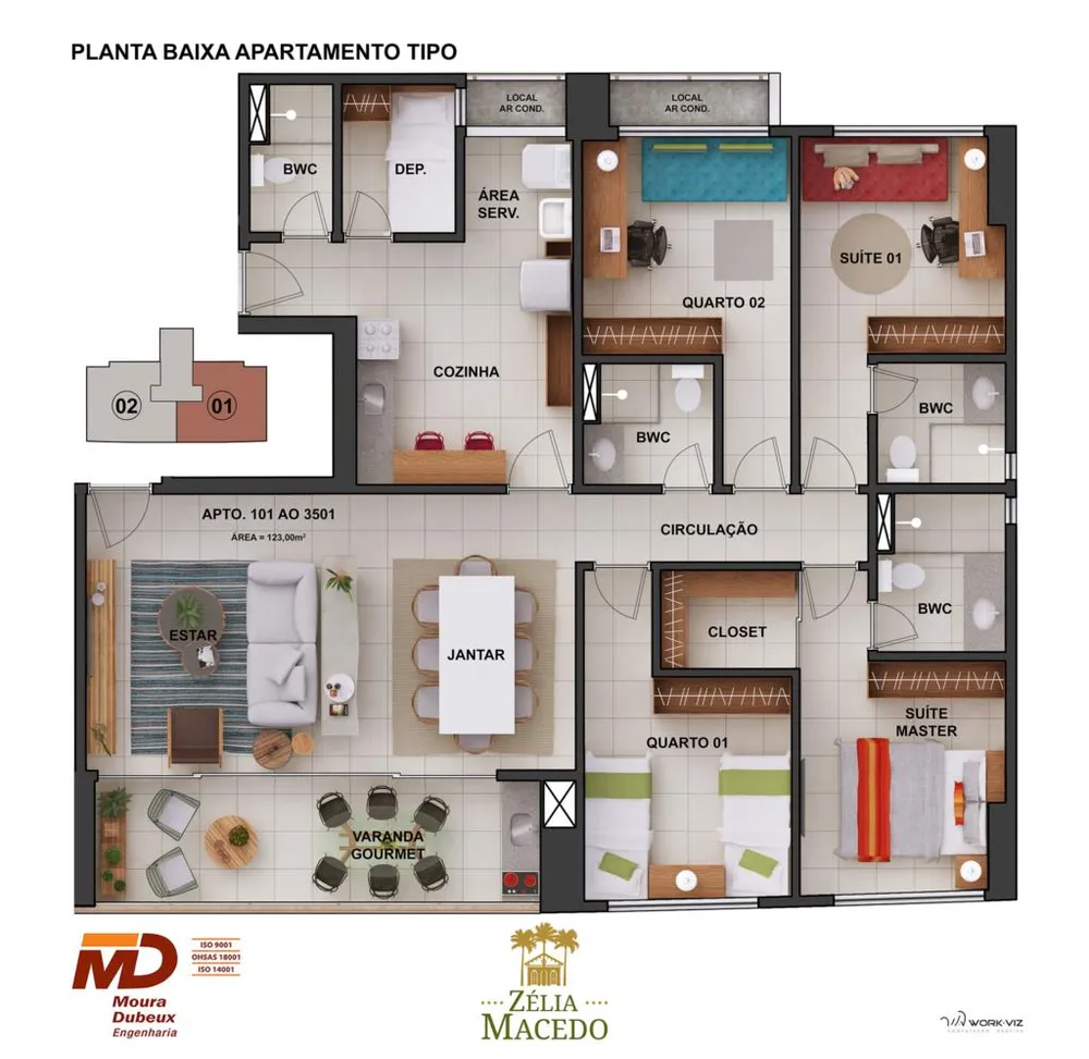 Apartamento, 4 quartos - Foto 12