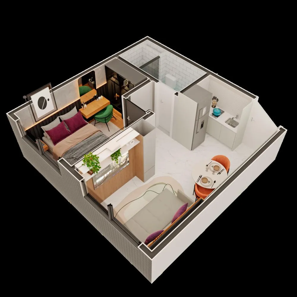 Apartamento, 1 quarto - Foto 15