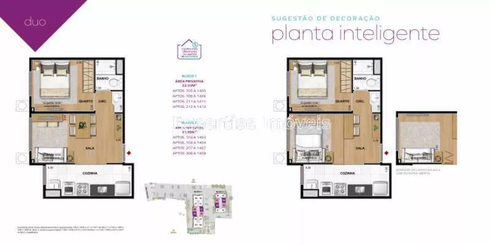 Apartamento, 2 quartos, 45 m² - Foto 24
