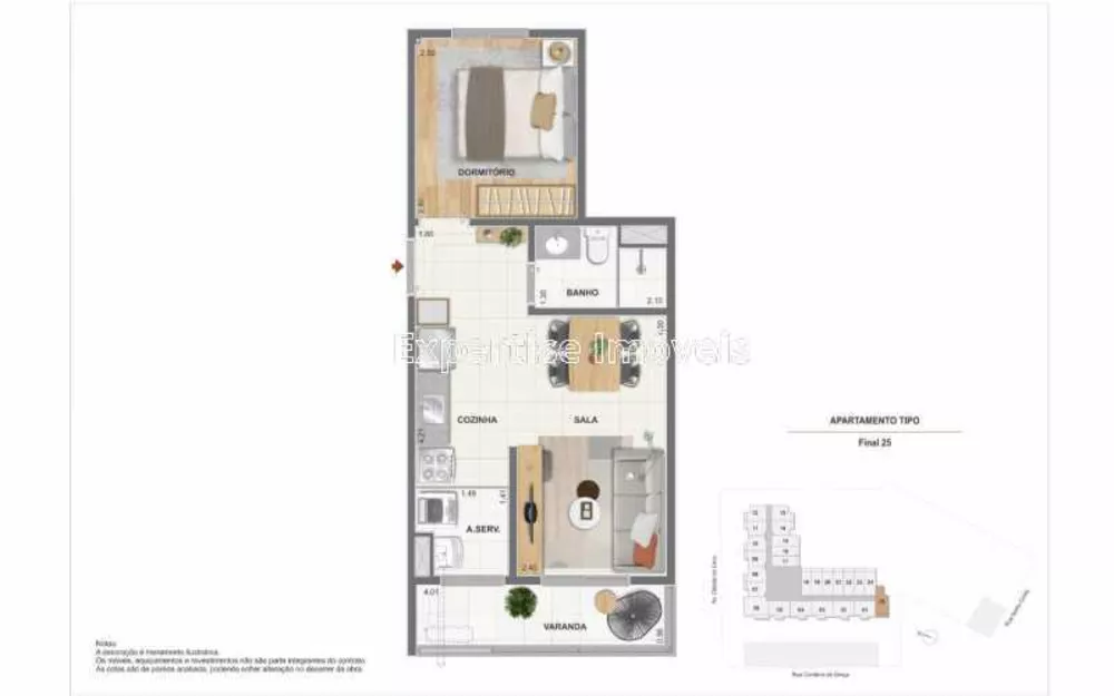 Apartamento, 3 quartos, 29 m² - Foto 13