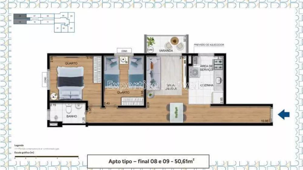 Apartamento, 2 quartos, 50 m² - Foto 20