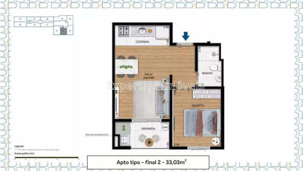 Apartamento, 2 quartos, 50 m² - Foto 10