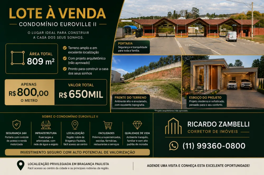 Terreno, 809 m² - Foto 1