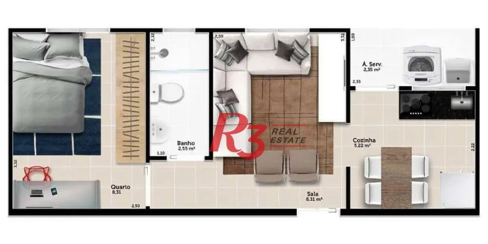 Apartamento, 1 quarto, 40 m² - Foto 4