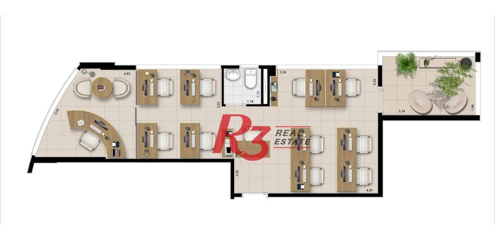 Sala-Conjunto, 30 m² - Foto 2