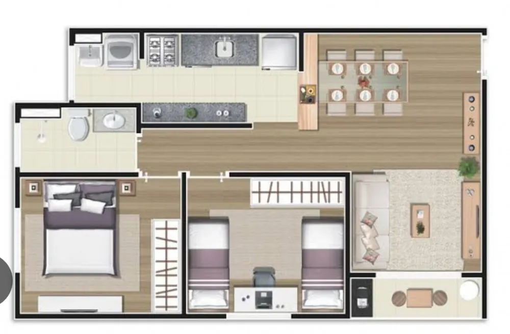 Apartamento, 2 quartos, 50 m² - Foto 4