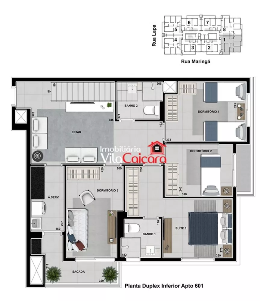 Apartamento à venda com 2 quartos, 77m² - Foto 2