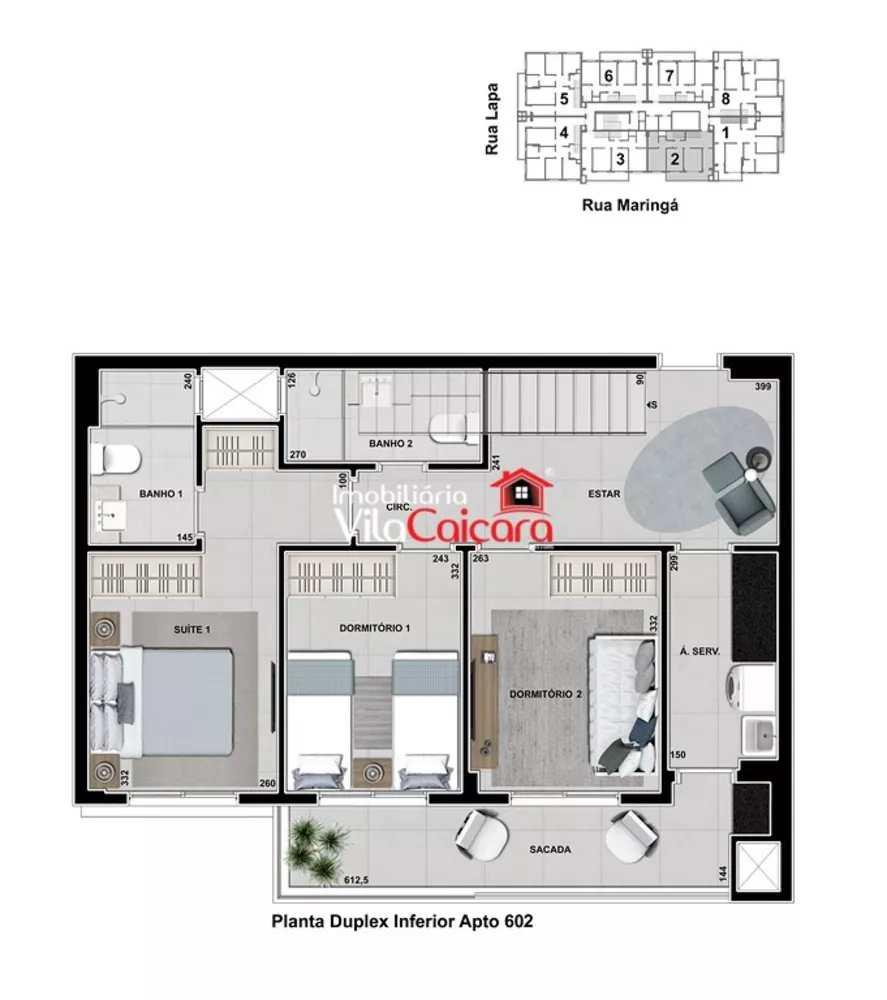 Apartamento à venda com 2 quartos, 77m² - Foto 3