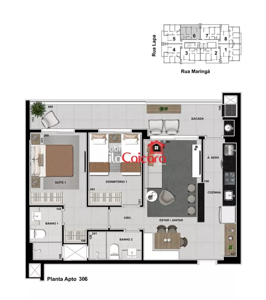 Apartamento à venda com 3 quartos, 139m² - Foto 9