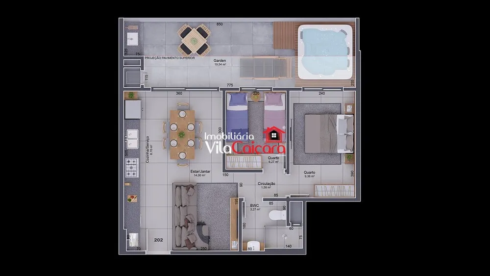 Casa, 2 quartos, 58 m² - Foto 6