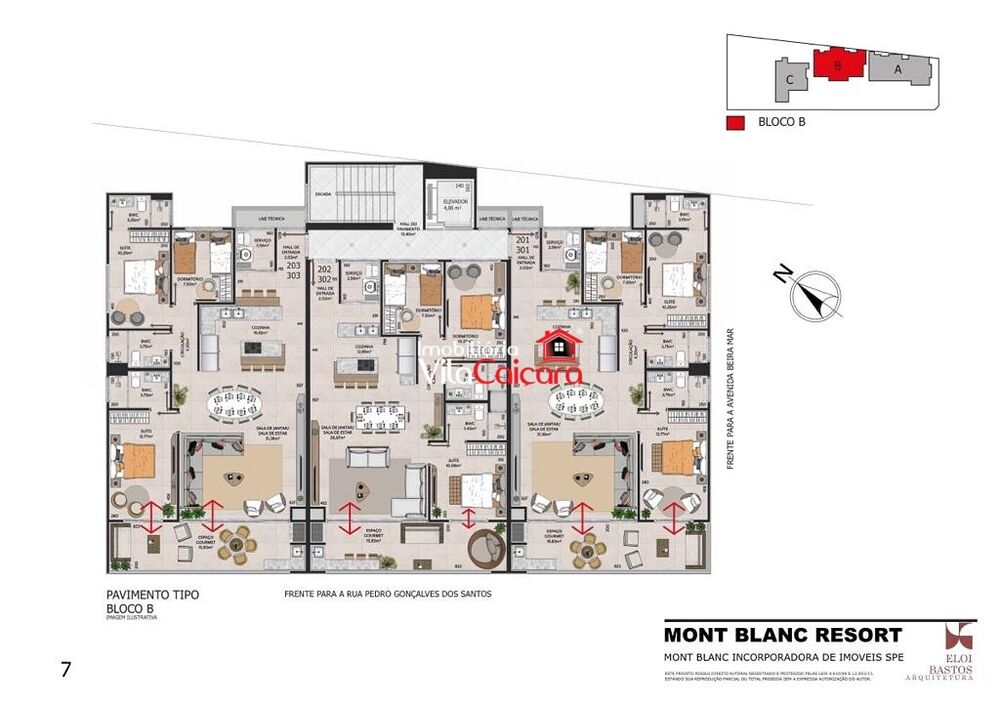 Apartamento, 3 quartos, 129 m² - Foto 3