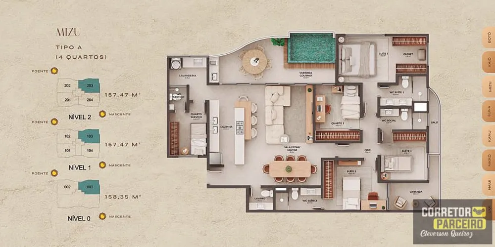 Apartamento, 4 quartos, 143 m² - Foto 8