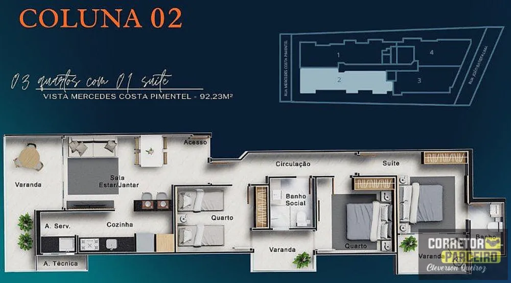 Apartamento, 3 quartos, 92 m² - Foto 7
