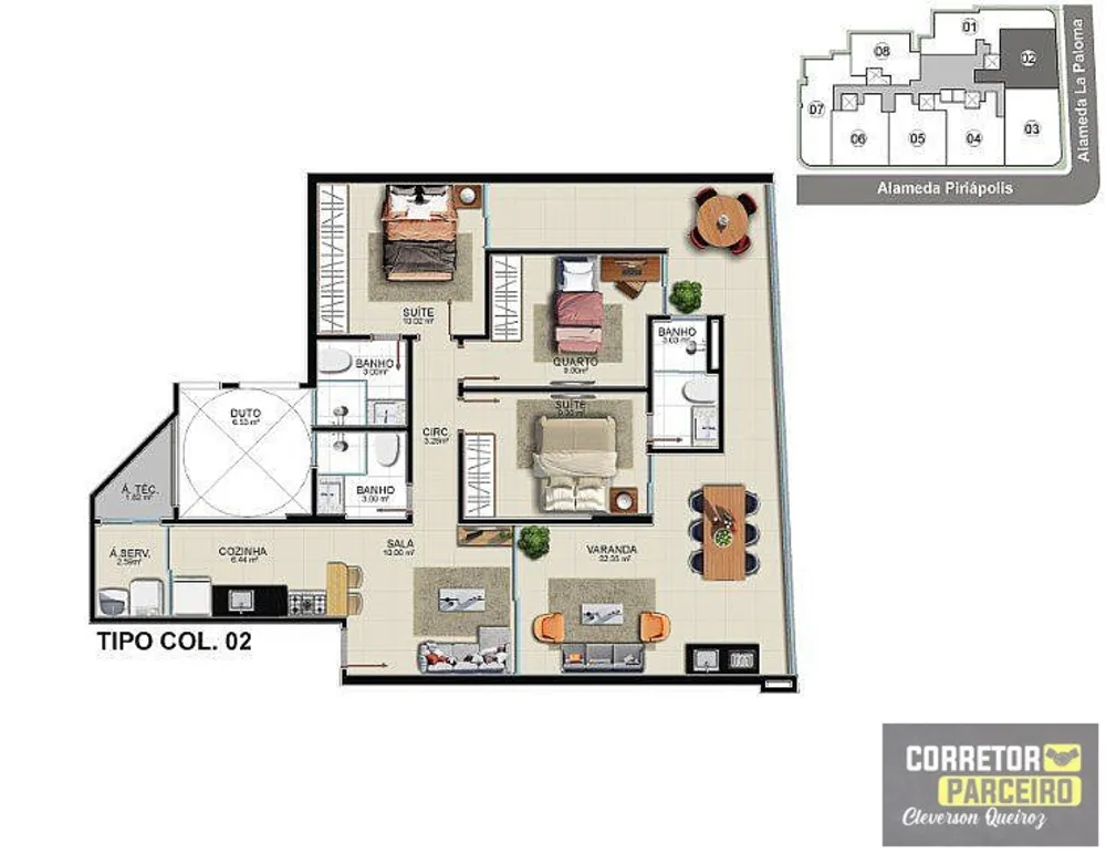 Apartamento, 3 quartos, 105 m² - Foto 8