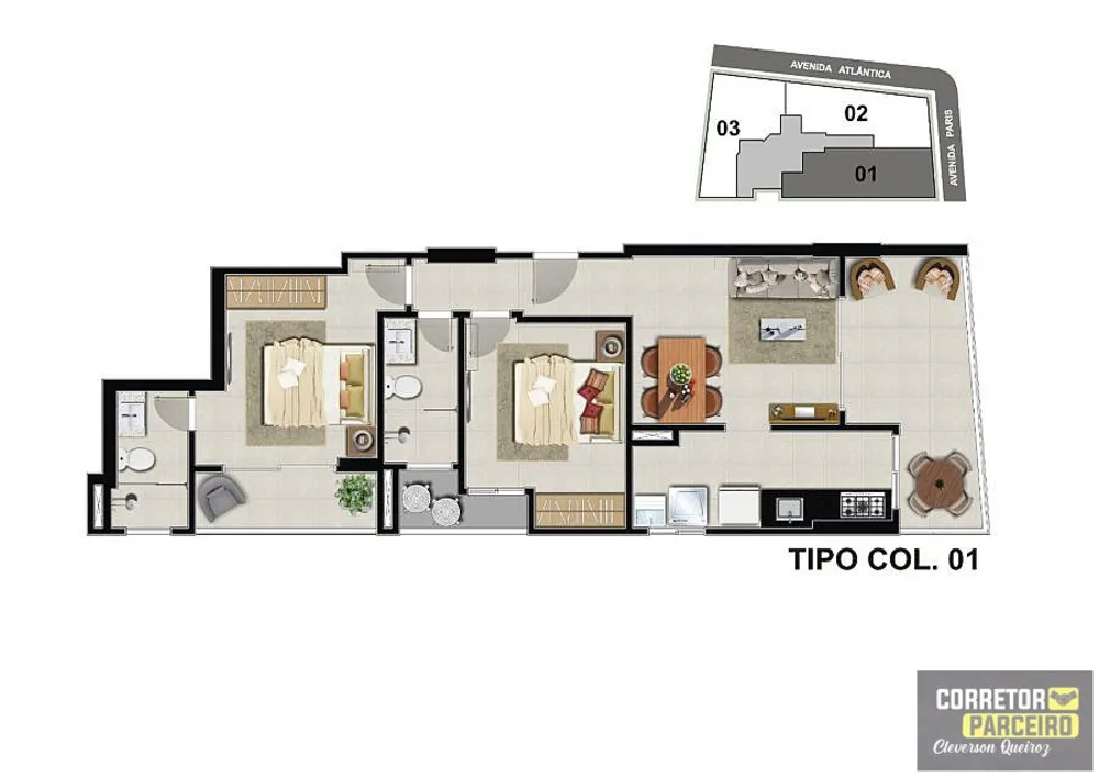 Apartamento, 2 quartos, 71 m² - Foto 5