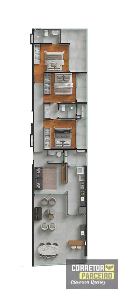 Apartamento, 3 quartos, 121 m² - Foto 8