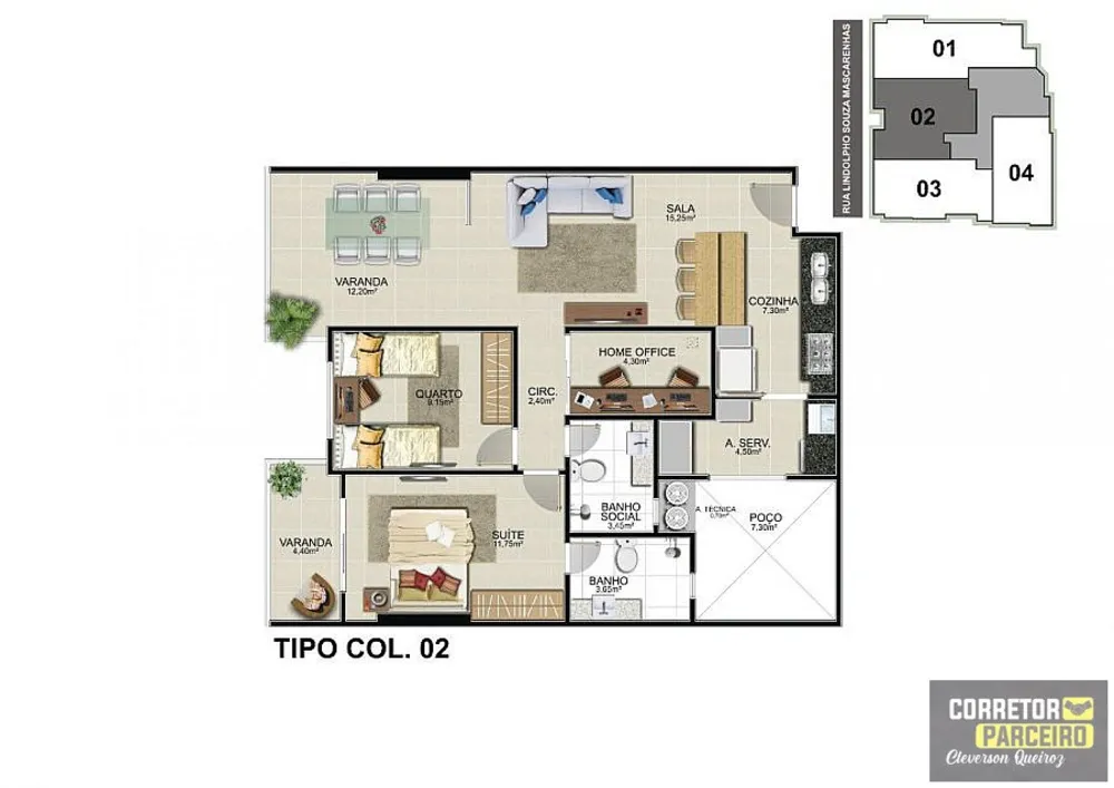 Apartamento, 2 quartos, 84 m² - Foto 5