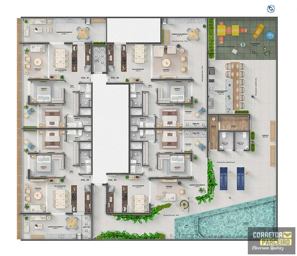 Apartamento, 2 quartos, 70 m² - Foto 3
