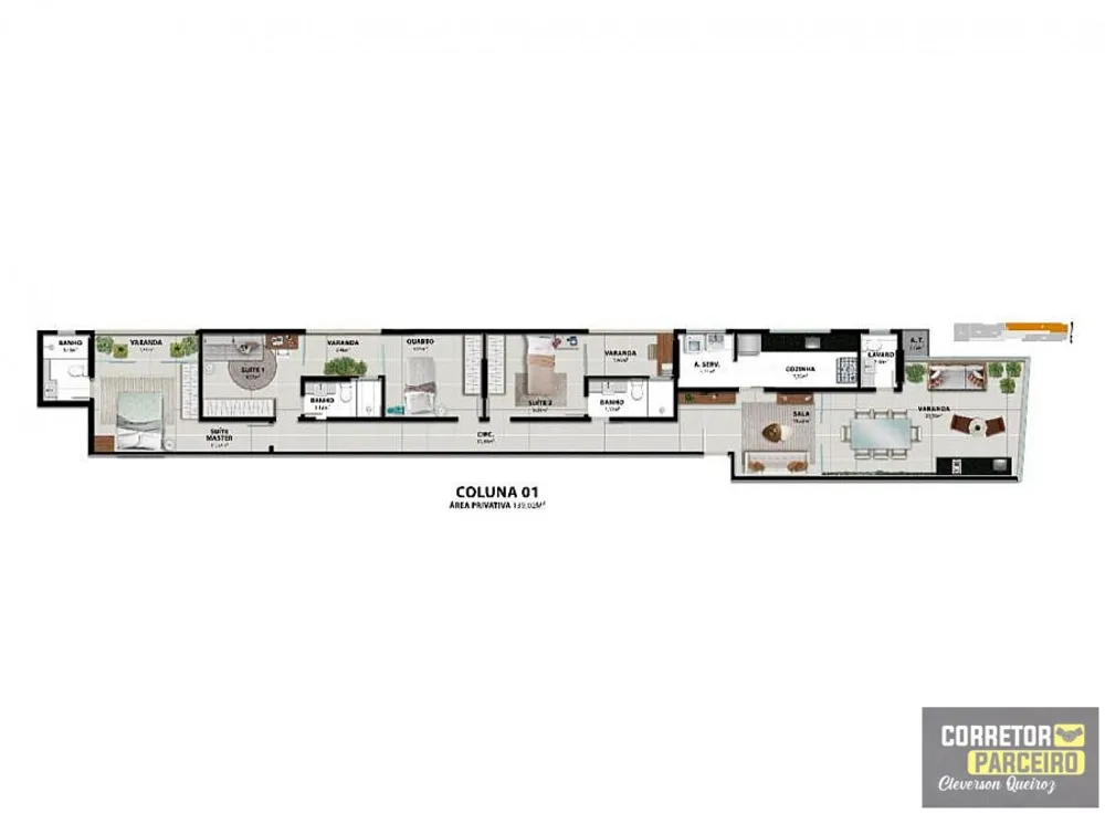 Apartamento, 4 quartos, 139 m² - Foto 5