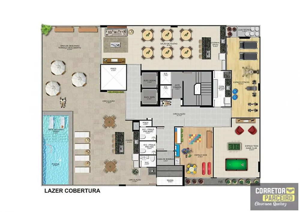 Apartamento, 3 quartos, 107 m² - Foto 2