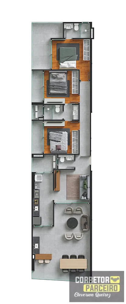 Casa, 3 quartos, 123 m² - Foto 4