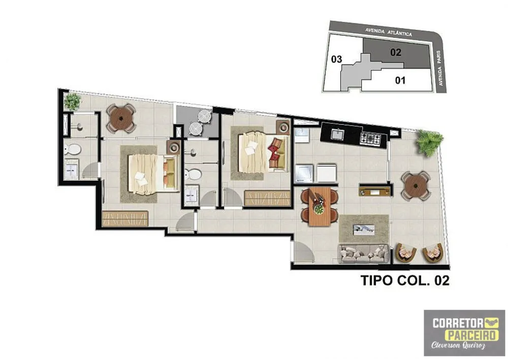 Apartamento, 2 quartos, 68 m² - Foto 6