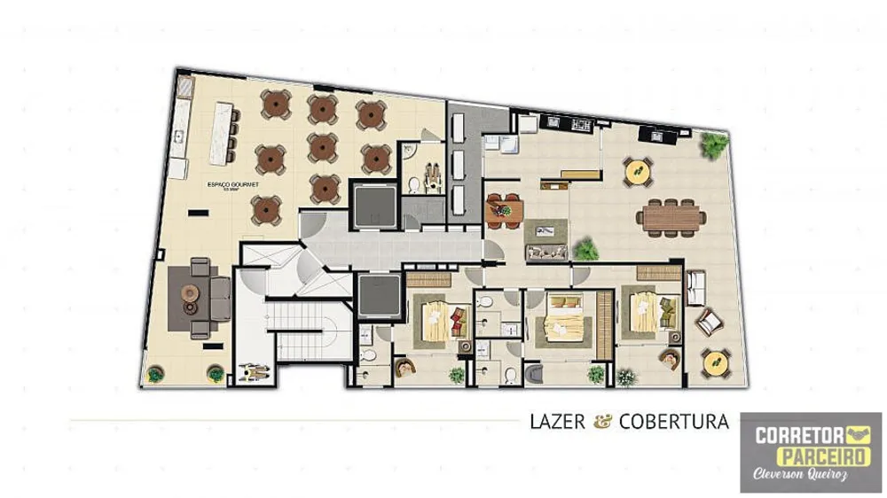 Apartamento, 2 quartos, 68 m² - Foto 2
