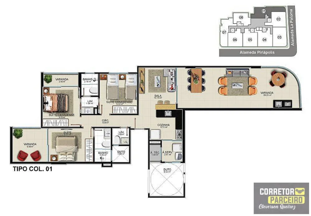 Apartamento, 3 quartos, 111 m² - Foto 4