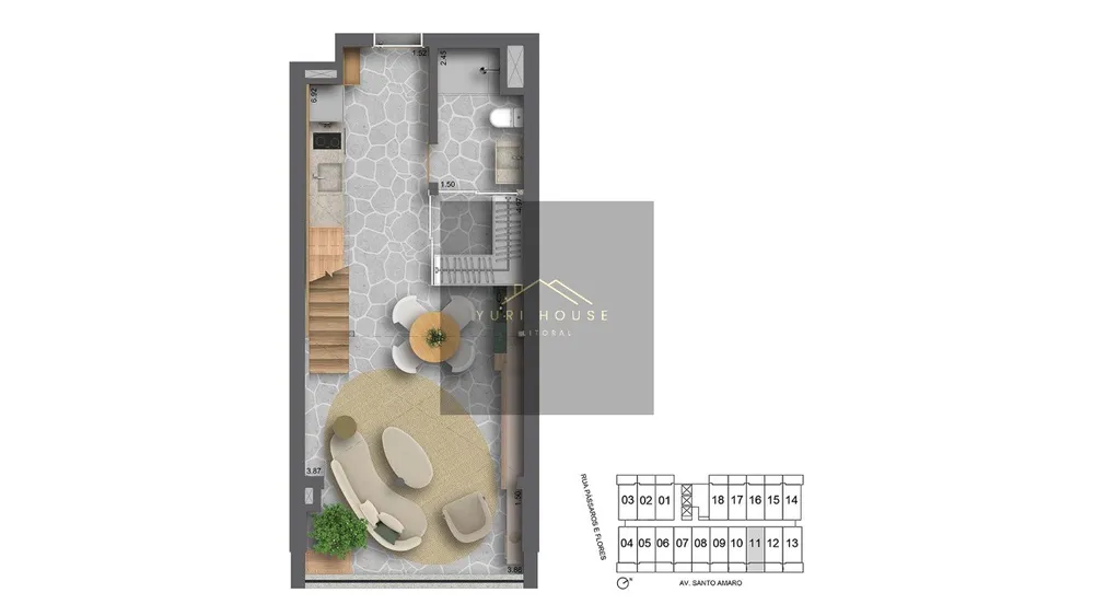 Apartamento, 1 quarto, 37 m² - Foto 16