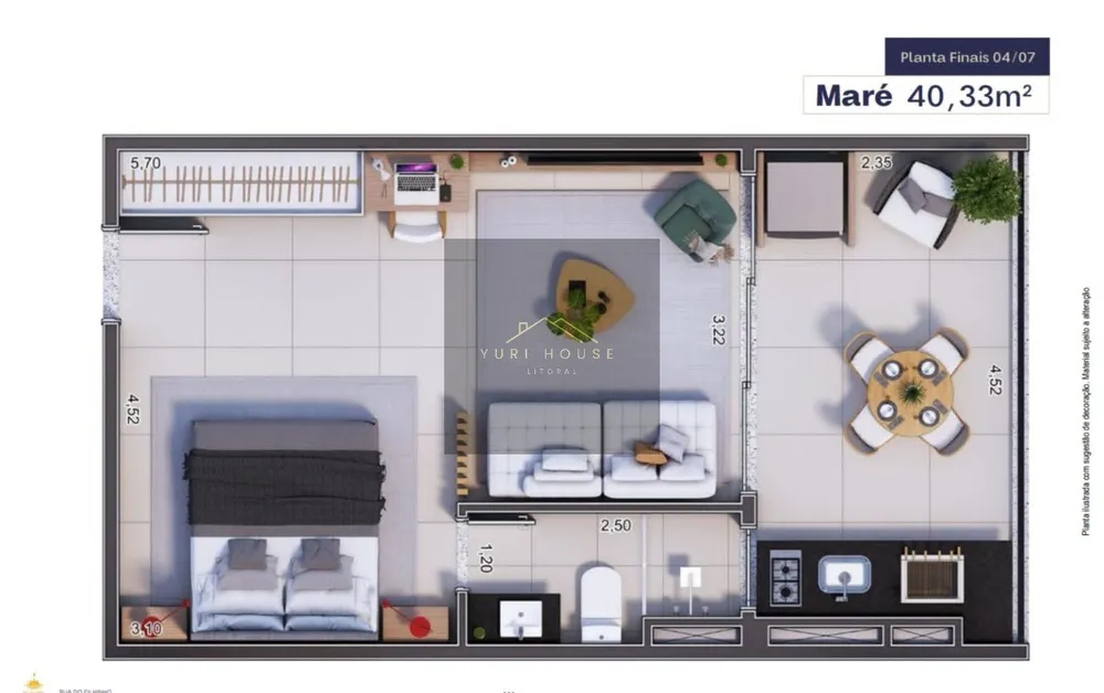 Apartamento, 1 quarto, 40 m² - Foto 7