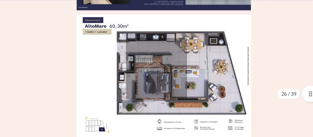 Apartamento, 1 quarto, 40 m² - Foto 9