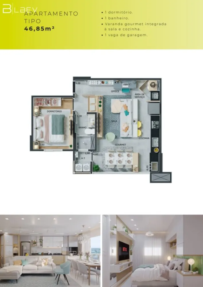 Apartamento, 2 quartos, 70 m² - Foto 11