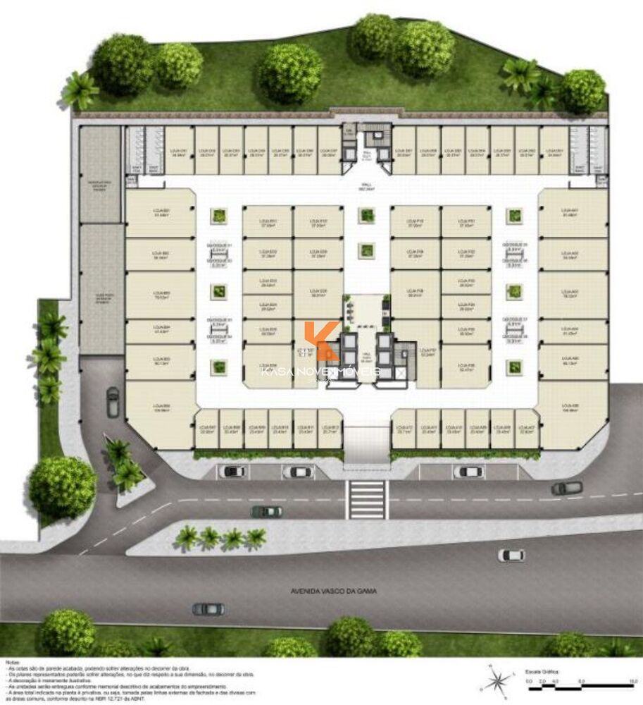 Loja-Salão, 54 m² - Foto 11