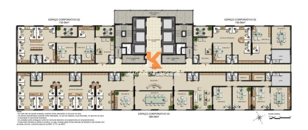 Loja-Salão, 54 m² - Foto 8