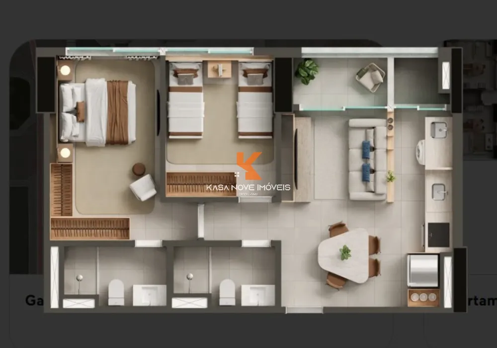 Apartamento, 2 quartos, 61 m² - Foto 12