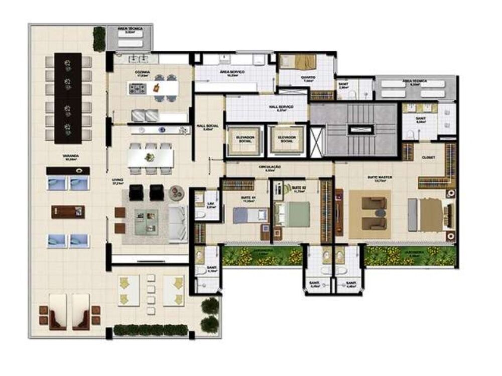 Apartamento, 4 quartos, 278 m² - Foto 16