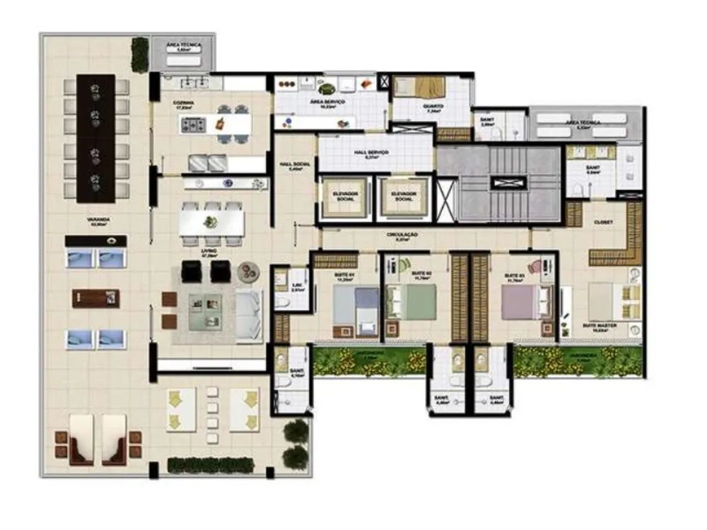 Apartamento, 4 quartos, 278 m² - Foto 21