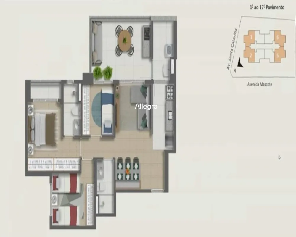 Apartamento, 2 quartos, 58 m² - Foto 20