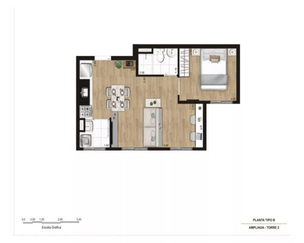 Apartamento, 2 quartos, 36 m² - Foto 20