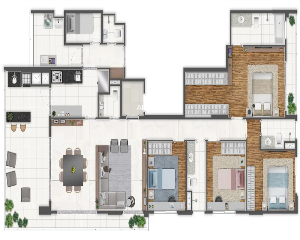 Apartamento, 4 quartos, 163 m² - Foto 15