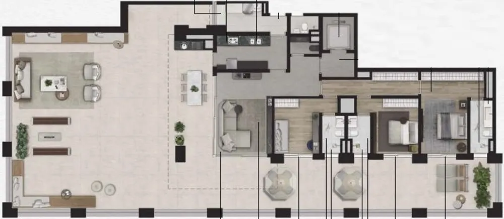 Apartamento, 3 quartos, 348 m² - Foto 16