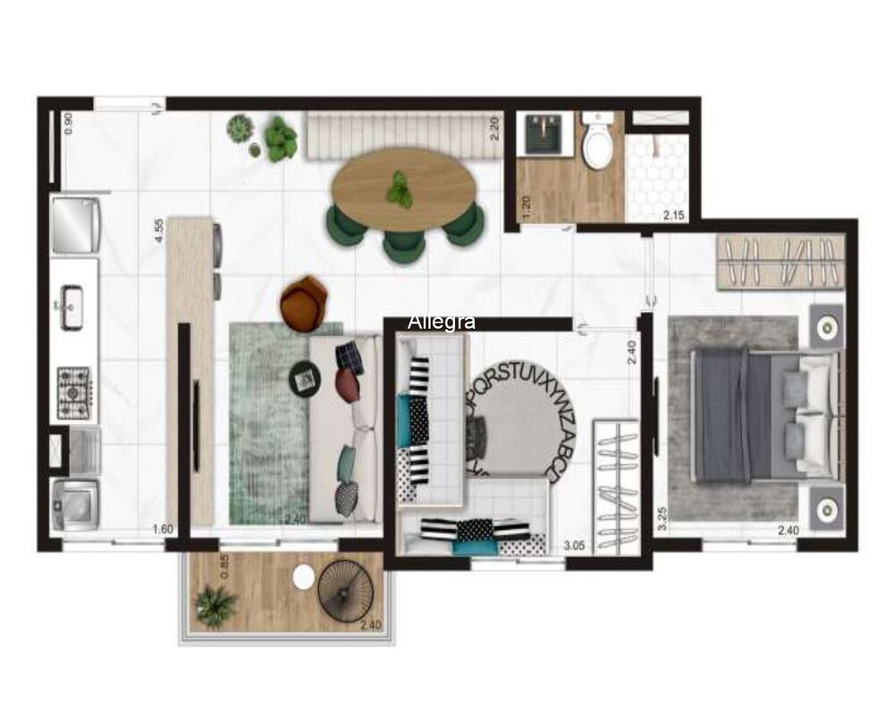Apartamento, 2 quartos, 49 m² - Foto 7