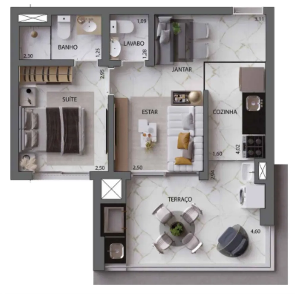 Apartamento, 2 quartos, 60 m² - Foto 19