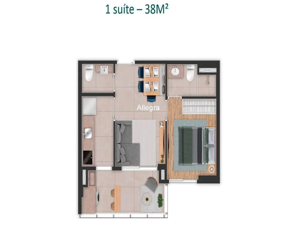 Apartamento, 2 quartos, 73 m² - Foto 3