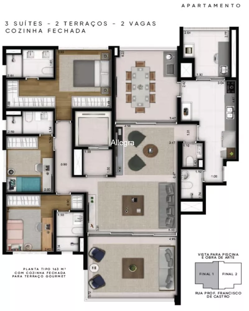 Apartamento, 3 quartos, 165 m² - Foto 7