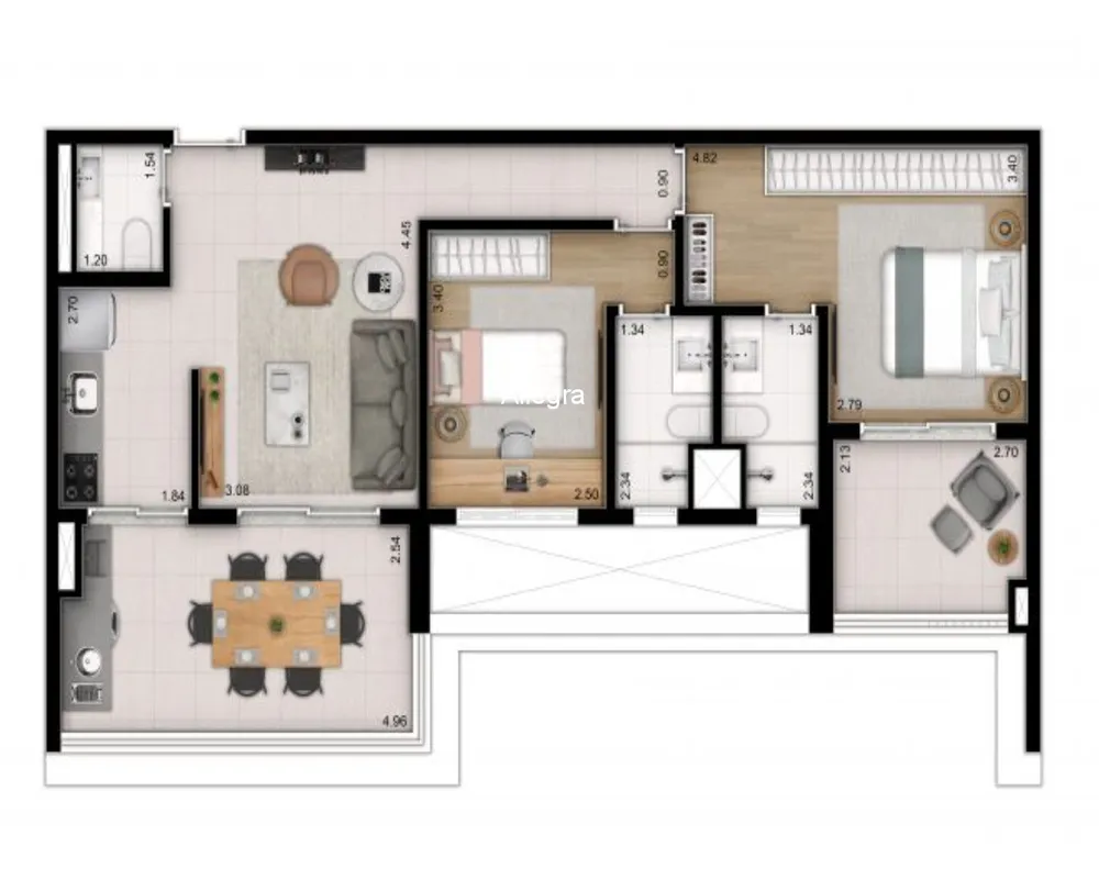 Apartamento, 3 quartos, 81 m² - Foto 5